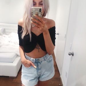 Zara denim shorts